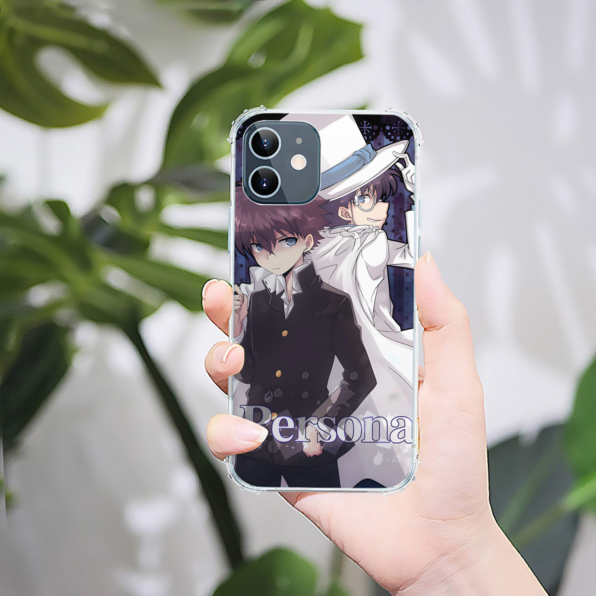 （画像用） 名探偵コナン Detective Conan 【iPhone 12シリーズ対応】透明スマホケース（クリアソフトケース）